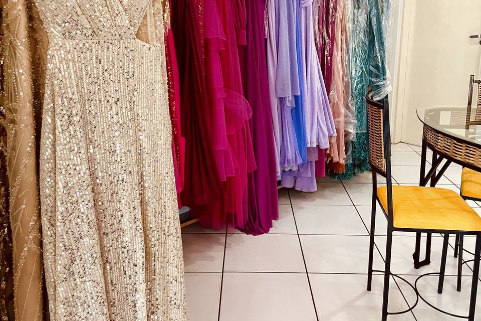 Vestidos longos de festa
