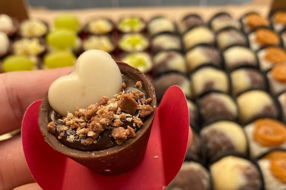 Copinhos de chocolate