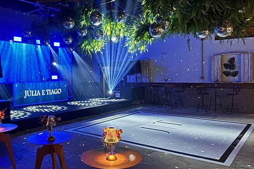 Pista de dança para casamento