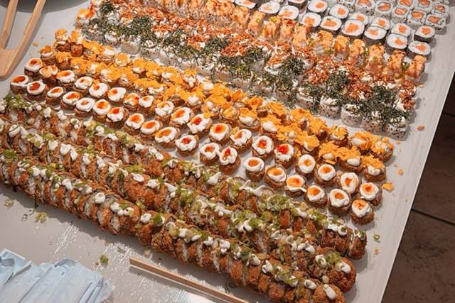 Casamento Ilha de Sushi