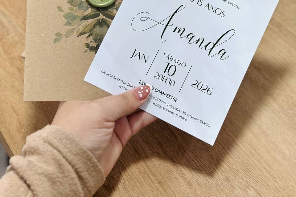 Convites personalizados