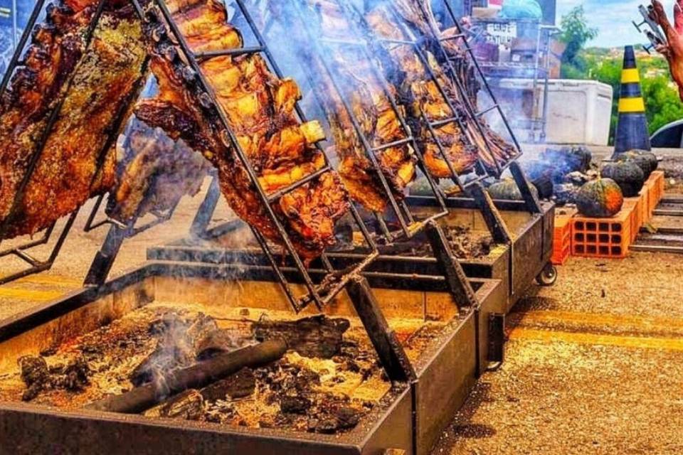 Churrasco de chão