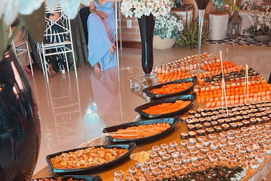 Casamento Ilha de Sushi