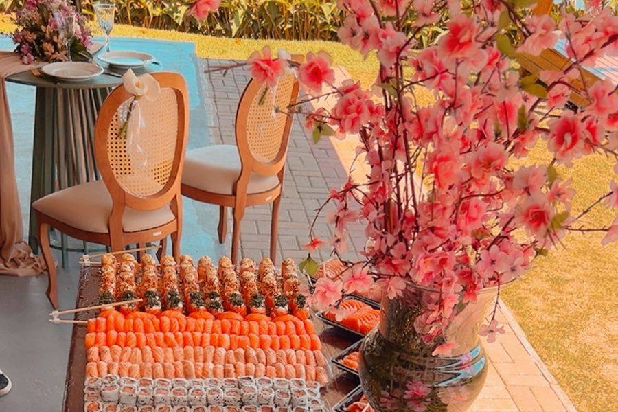 Casamento Ilha de Sushi