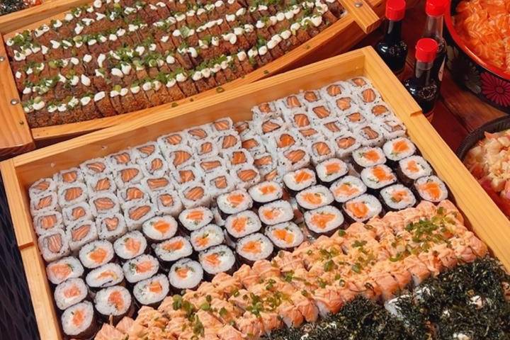 Casamento Ilha de Sushi