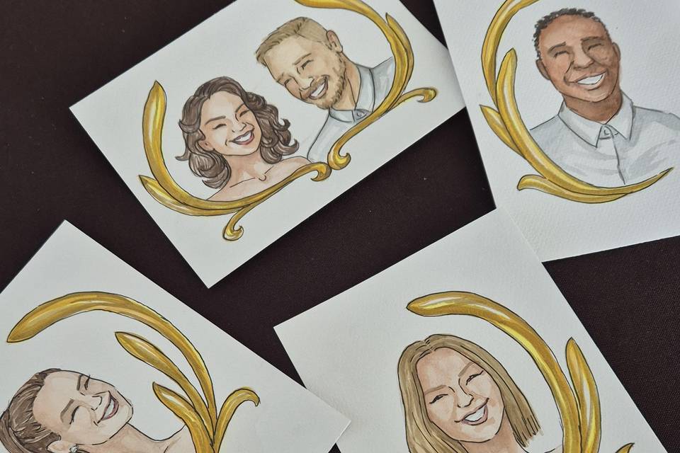 Arte para convite padrinhos