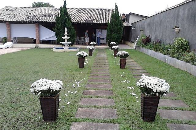 Ambientação com flores