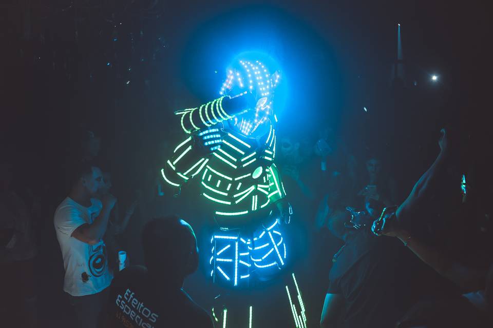 Robô de led