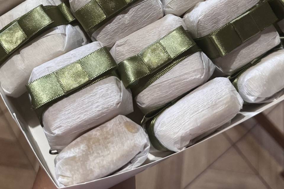 Bem casados verde e branco