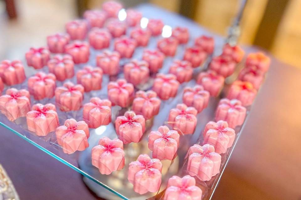 Flor de frutas vermelhas.