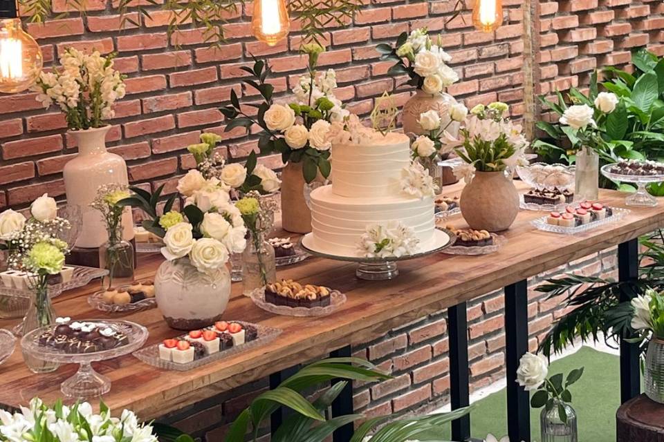 Mesa decorada
