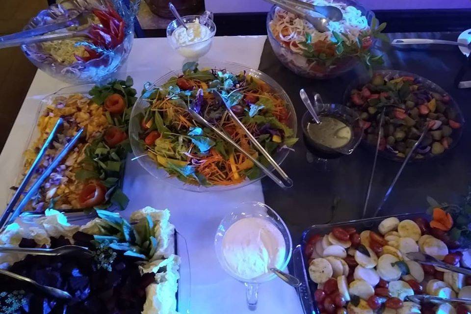 Saladas decoradas