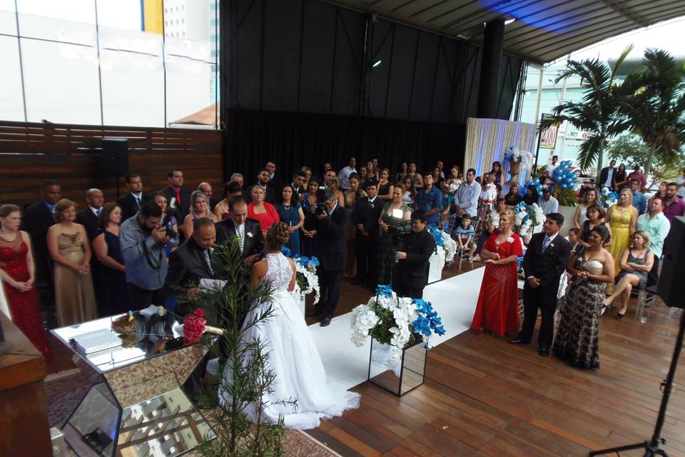 Casamento ao ar livre