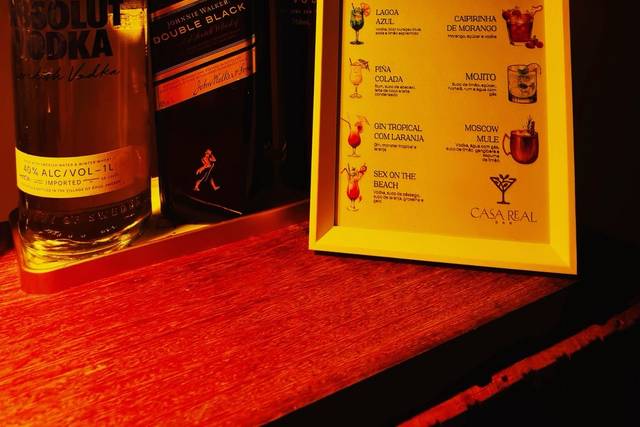 Carta de drinks modelo 1