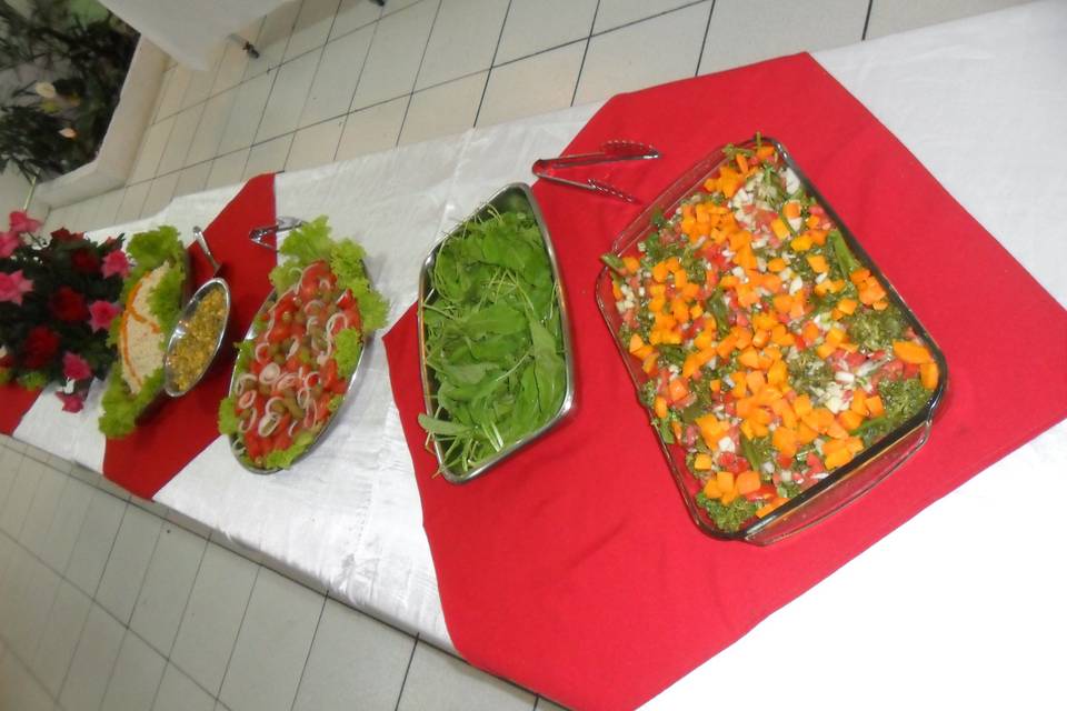 Saladas variadas