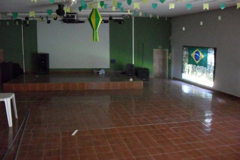 Salão de festas interno