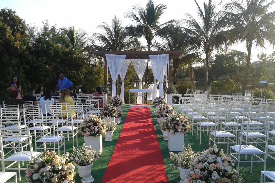 Casamento ao entardecer