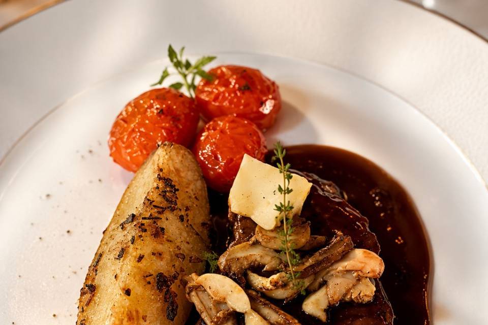Filet mignon ao molho roti