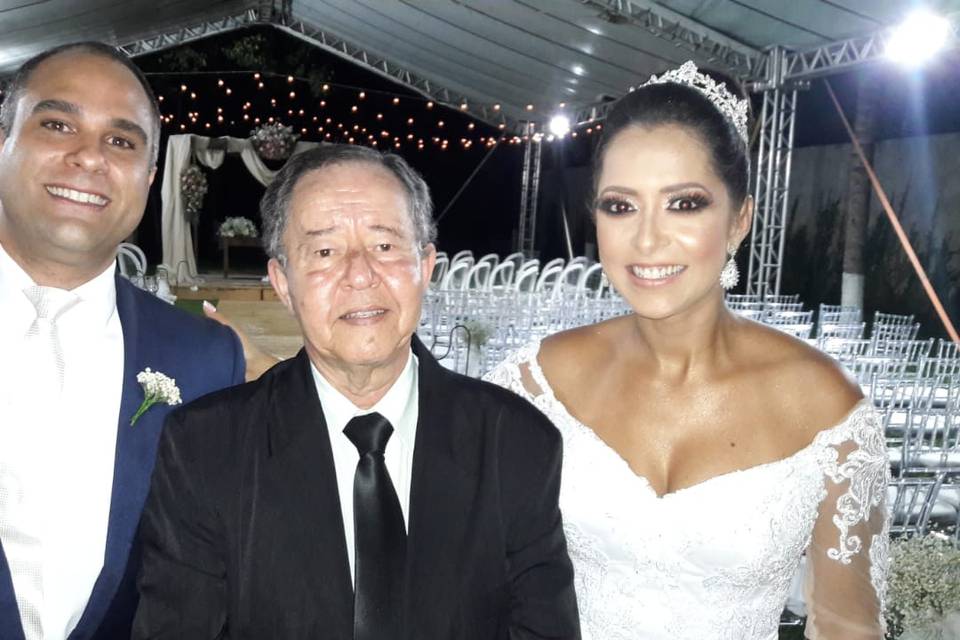 Faydra, Marcelo e Celebrante