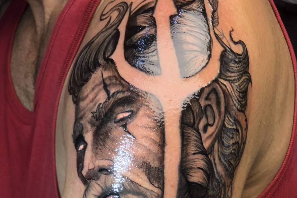 Sketch - tattoo com linhas