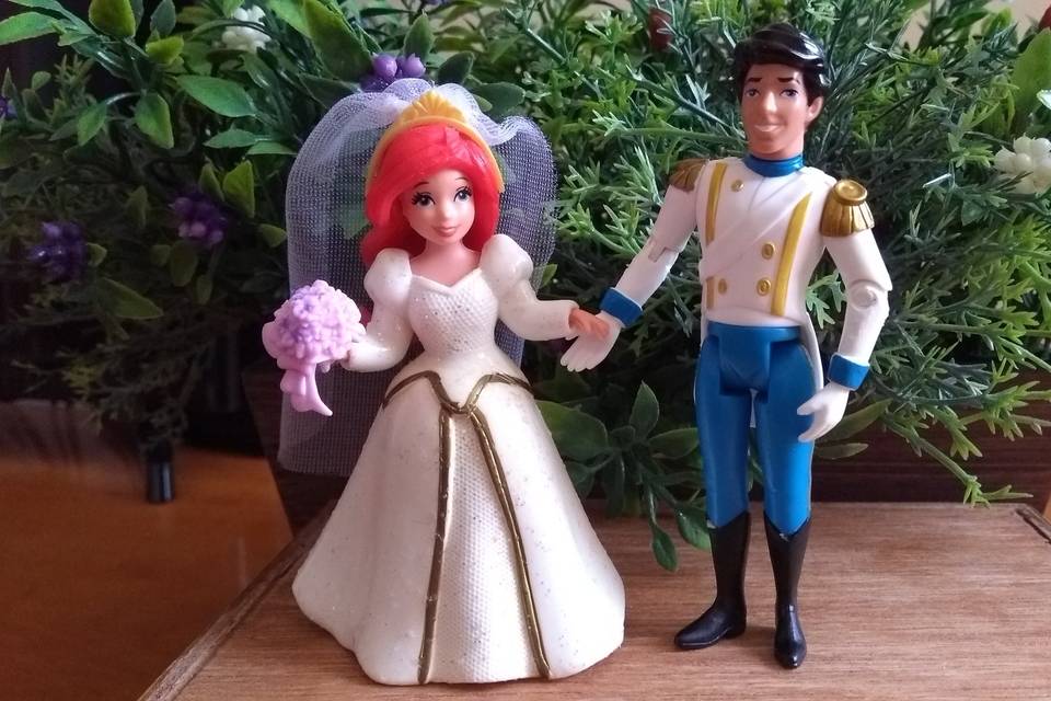 Topo de Bolo  Princesas Disney