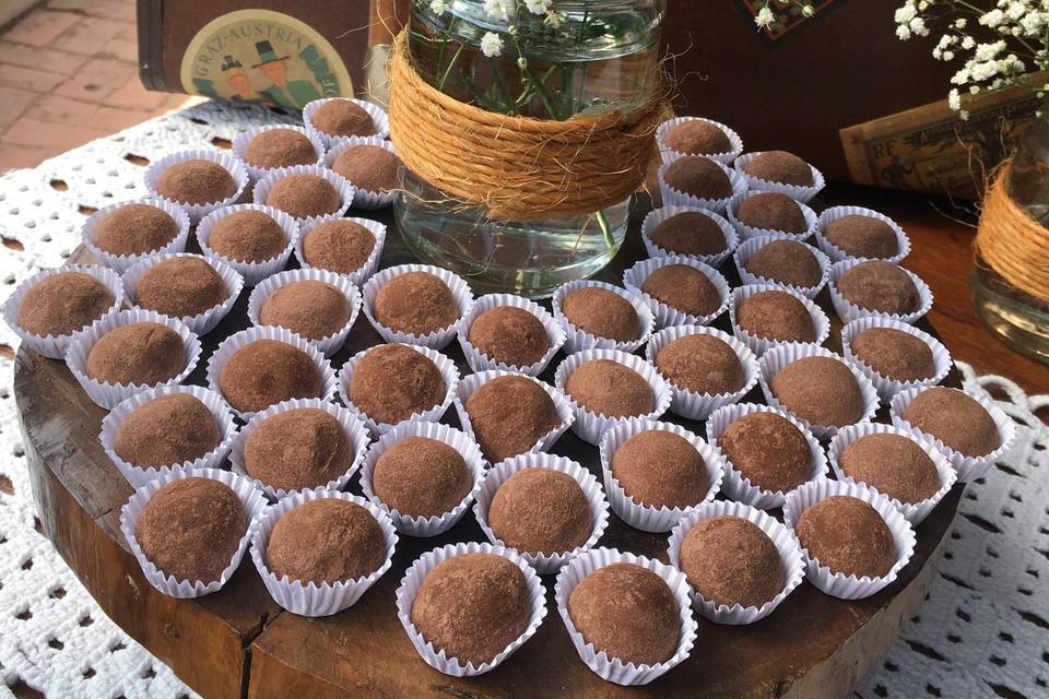 Brigadeiro de meio amargo