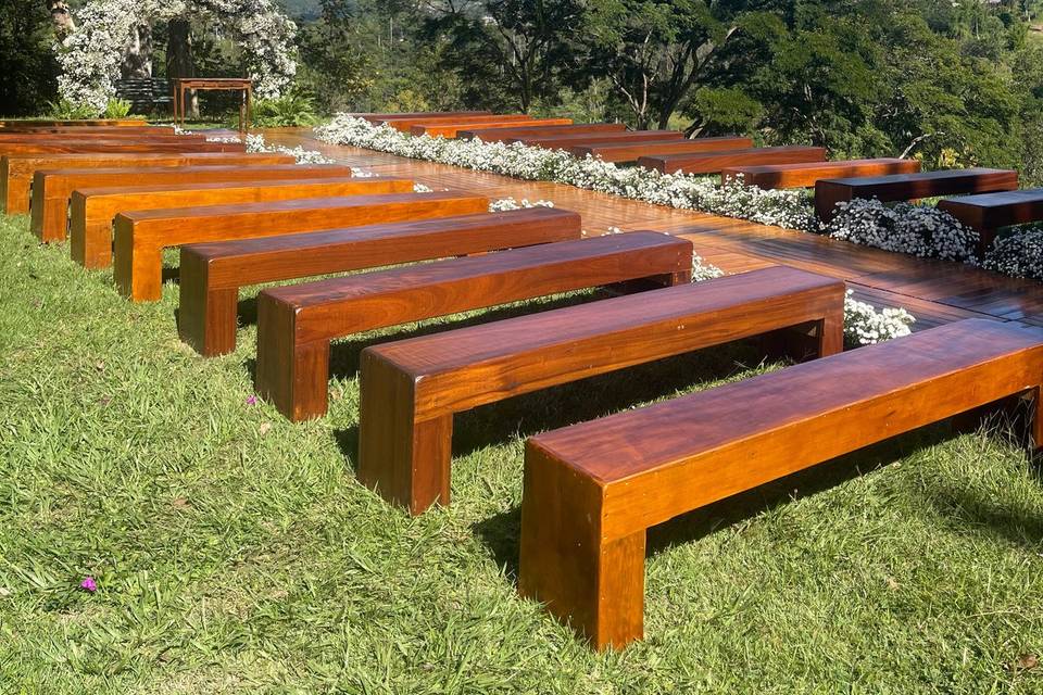 Piso Deck + Arco em Estrutura