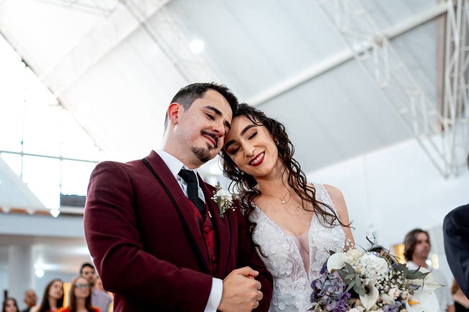 Noiva Renata e noivo Bruno