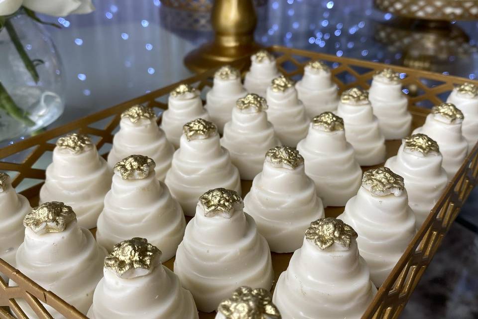Mini bolo de maracujá