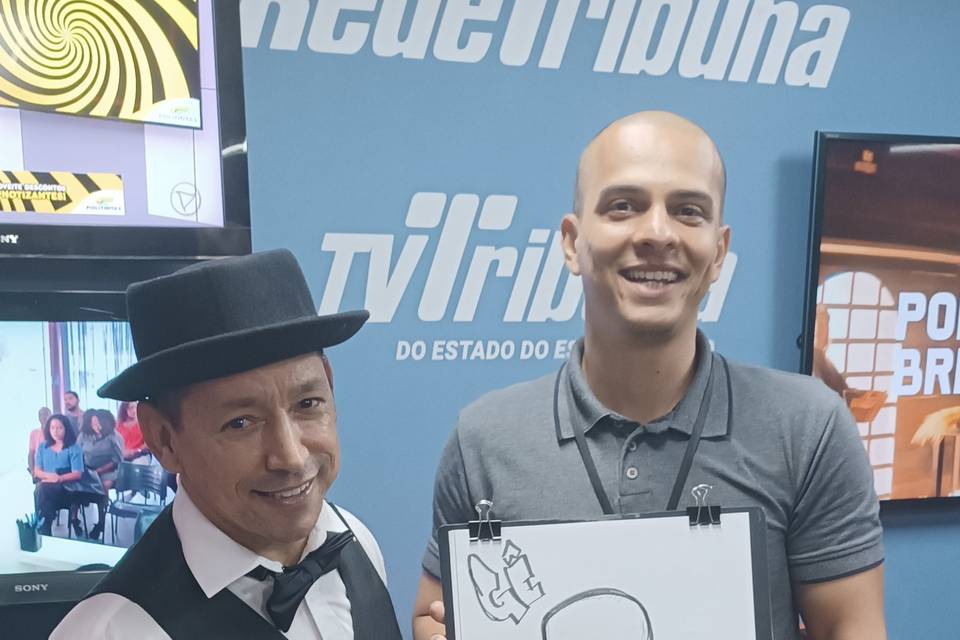 Minha participação na tv