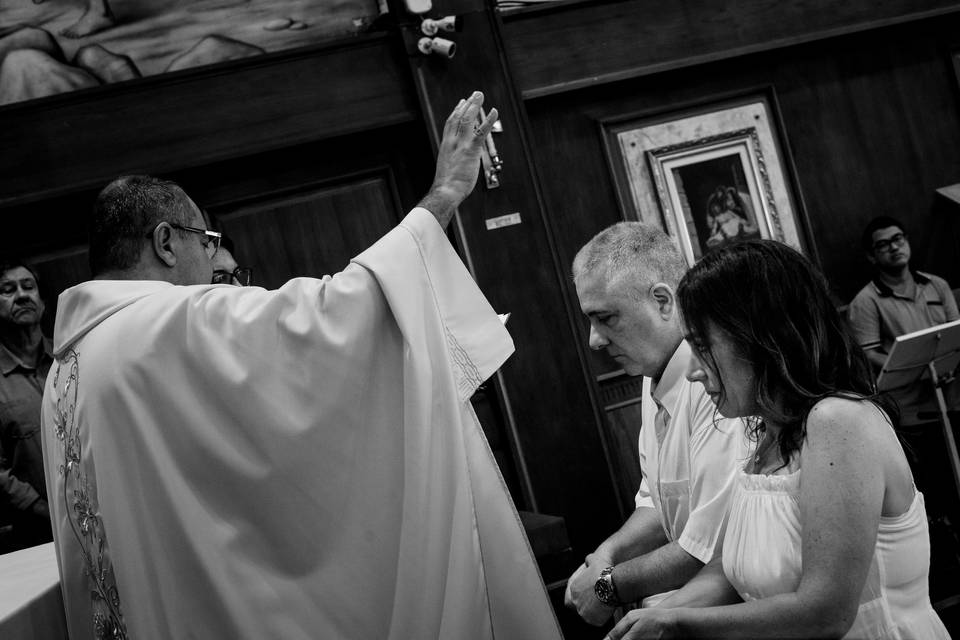 Casamento intimista católico