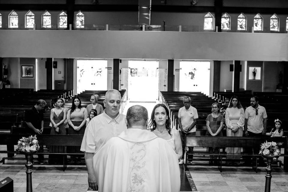 Casamento intimista católico