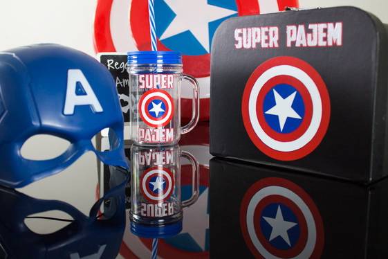 Kit Capitão America SuperPajem