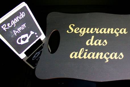 Placa Segurança das Alianças