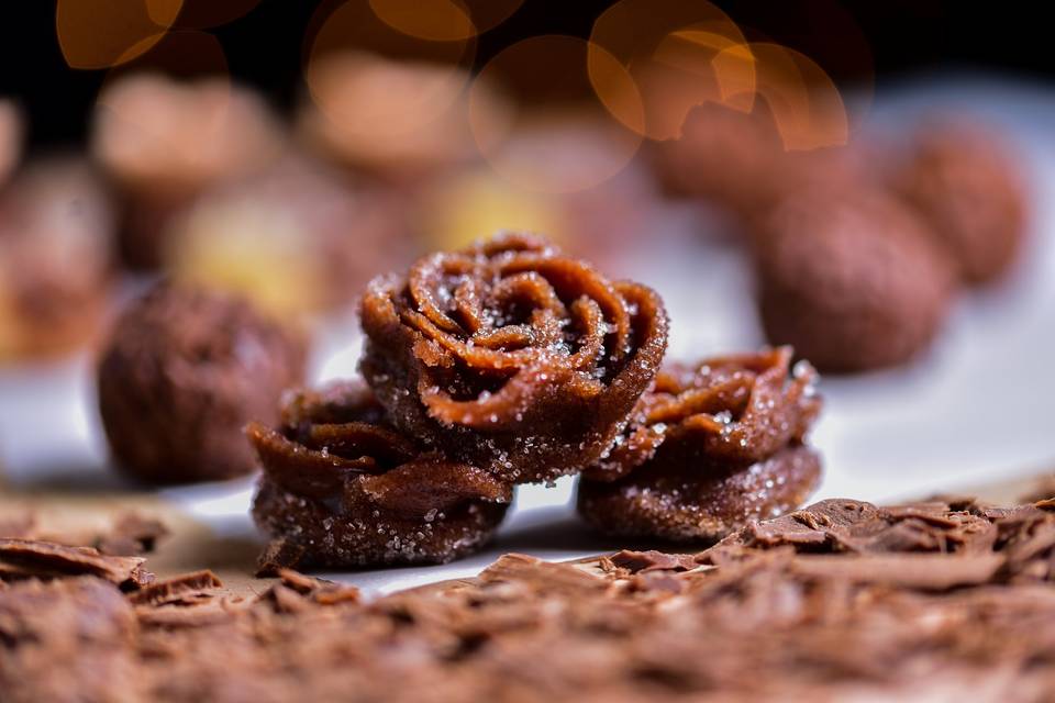 Rosa brigadeiro ao leite