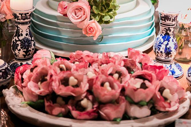 Mesa de doces para casamento