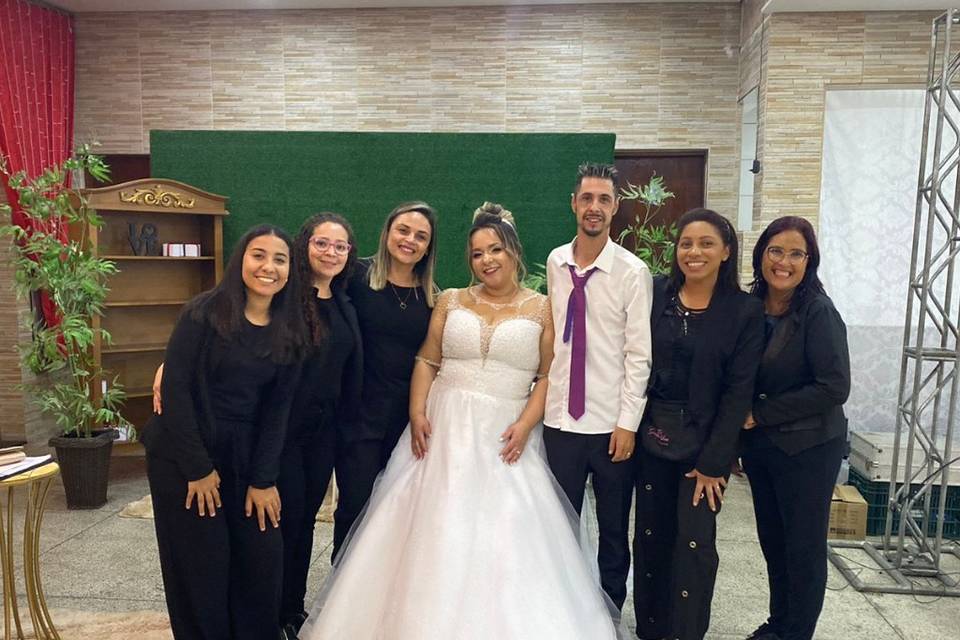 Noivos equipe