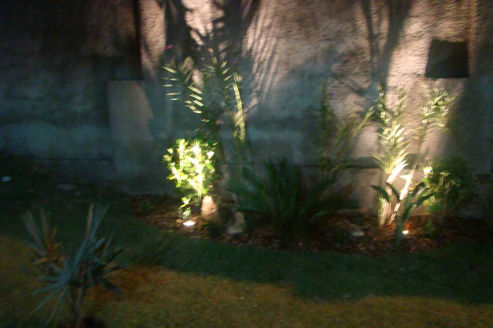 Iluminação jardins