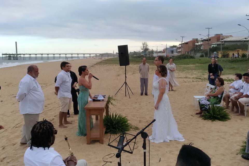 Cerimonia na praia