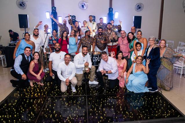 Bloco de Carnaval em casamento