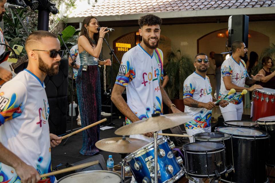 Bloco de Carnaval em Casamento