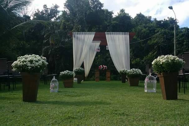 Casamento ao ar livre