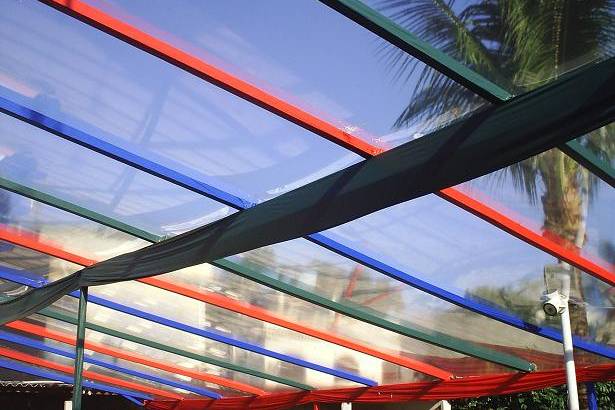 Toldo colorido