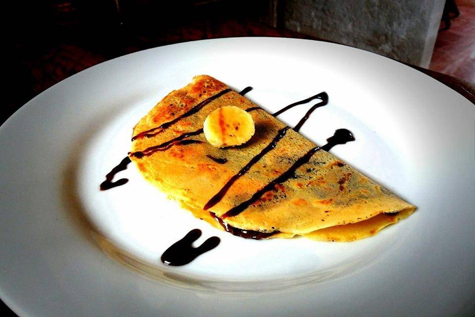 Crepe Banana c/ chocolate