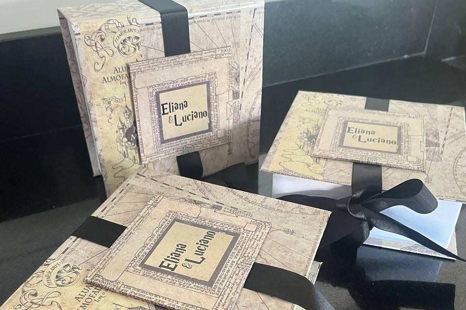 Convite caixa personalizada