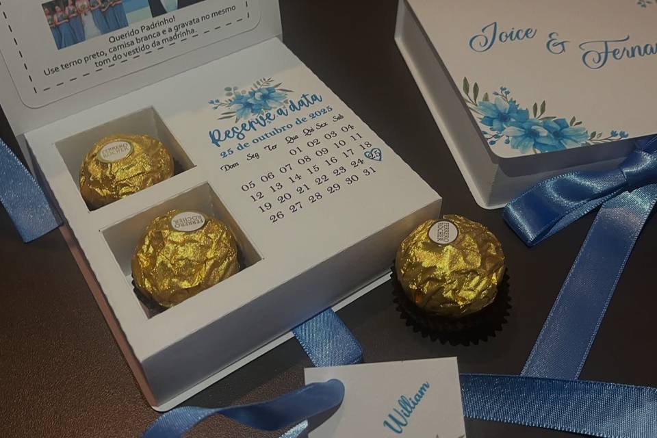 Caixa bombom personalizada
