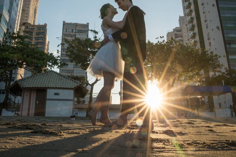 Mini wedding - case na praia