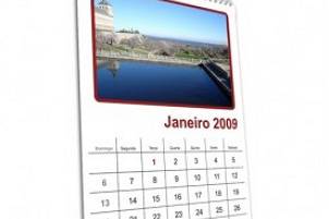Calendário de parede