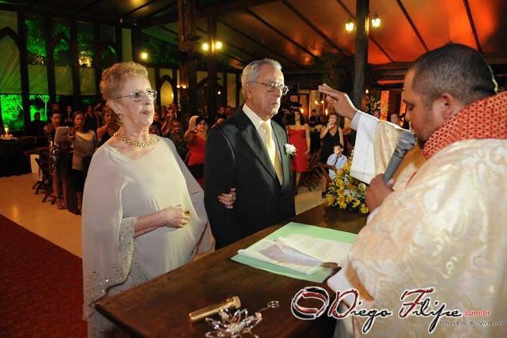 Bodas de ouro com padre lima