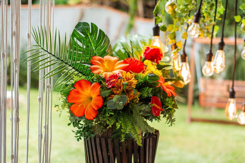 Decoração tropical